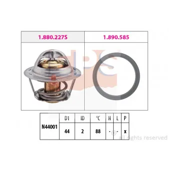 Thermostat d'eau EPS 1.880.366