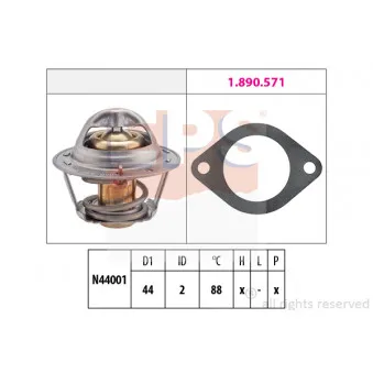 Thermostat d'eau EPS 1.880.369