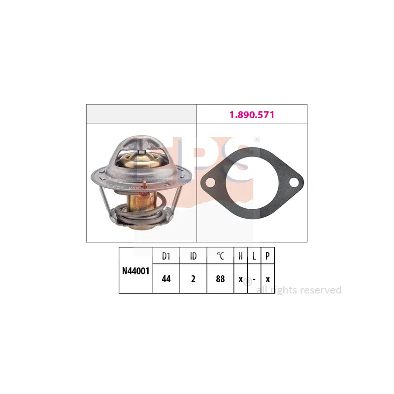 Thermostat d'eau EPS 1.880.369