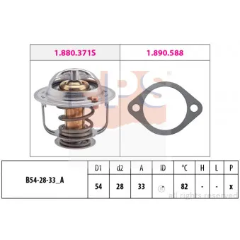 Thermostat d'eau EPS 1.880.371