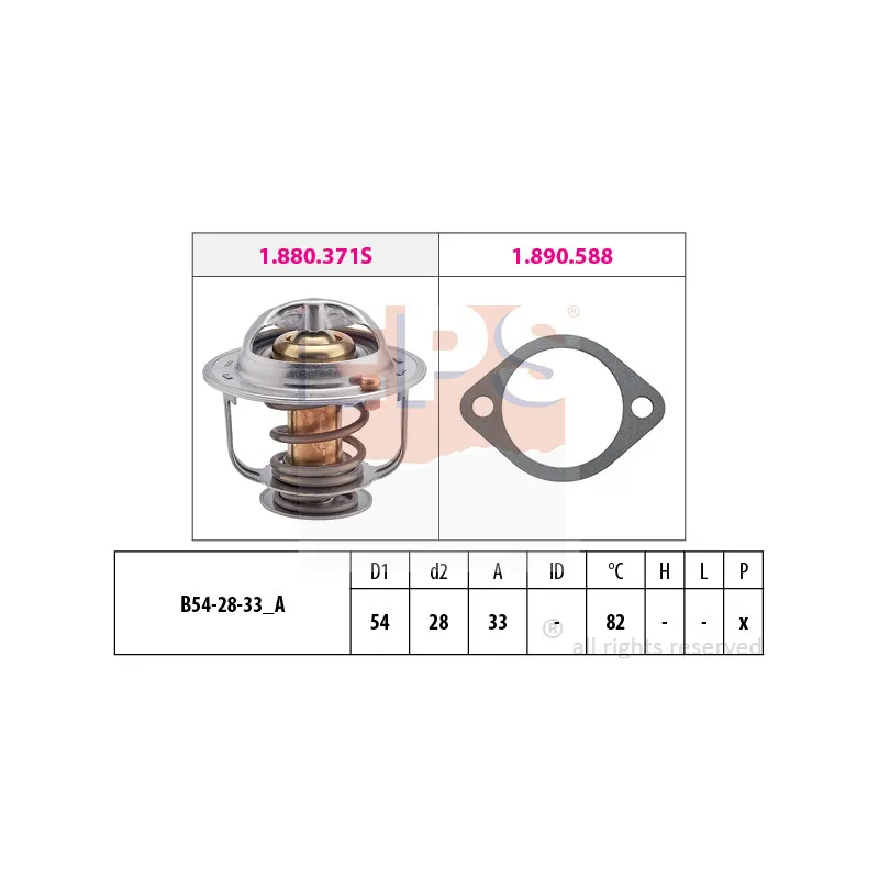 Thermostat d'eau EPS 1.880.371