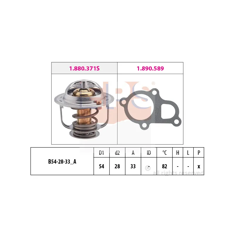 Thermostat d'eau EPS 1.880.372