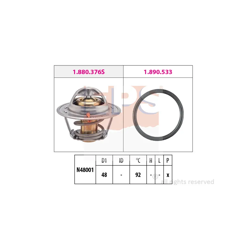 Thermostat d'eau EPS 1.880.376