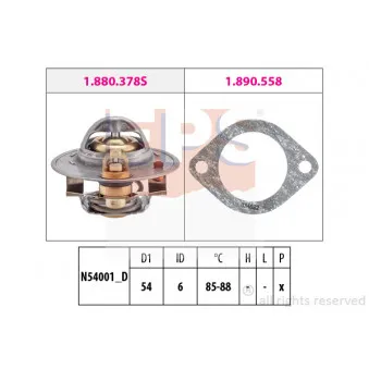 Thermostat d'eau EPS 1.880.378