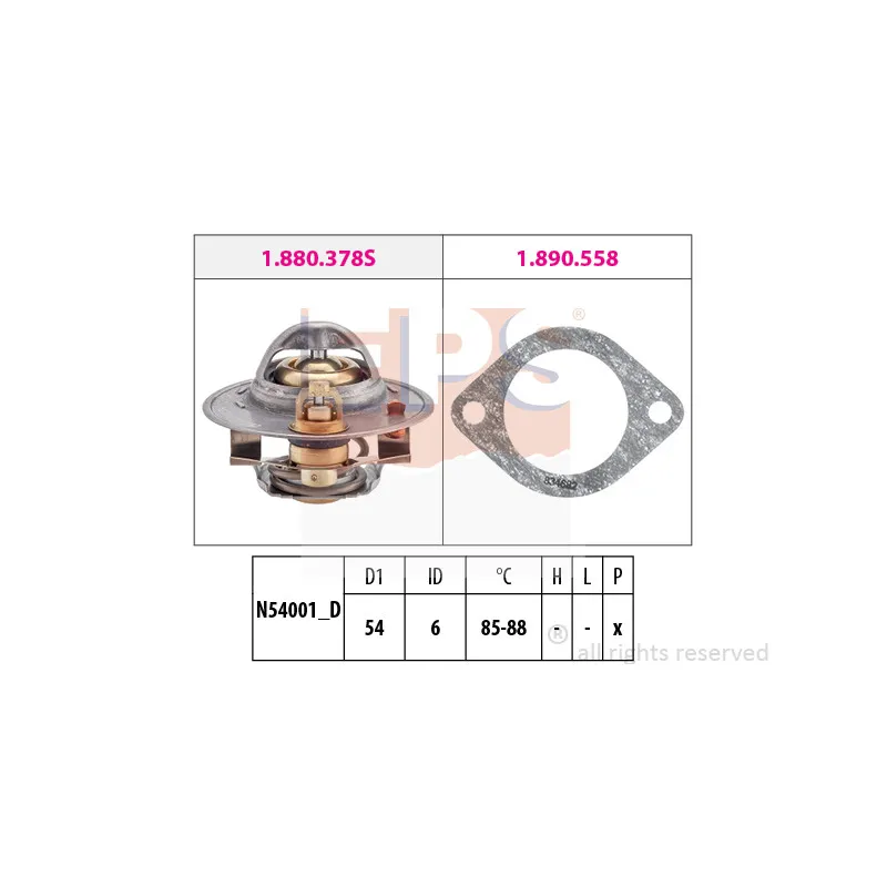 Thermostat d'eau EPS 1.880.378
