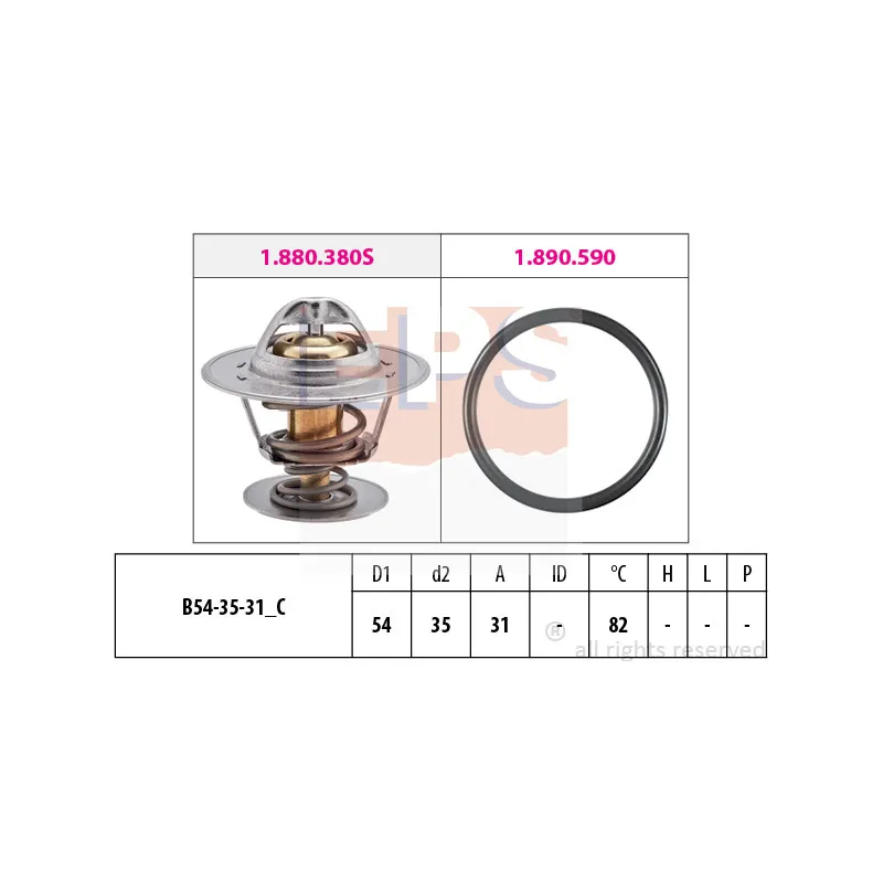 Thermostat d'eau EPS 1.880.380