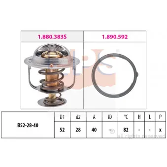 Thermostat d'eau EPS 1.880.383