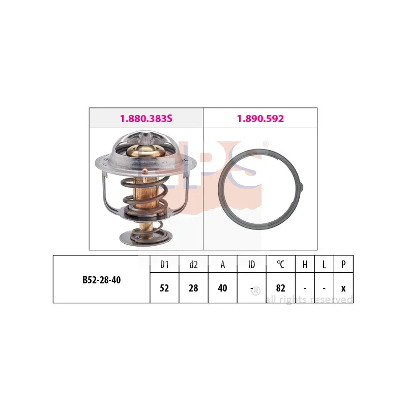 Thermostat d'eau EPS 1.880.383
