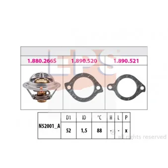 Thermostat d'eau EPS 1.880.384