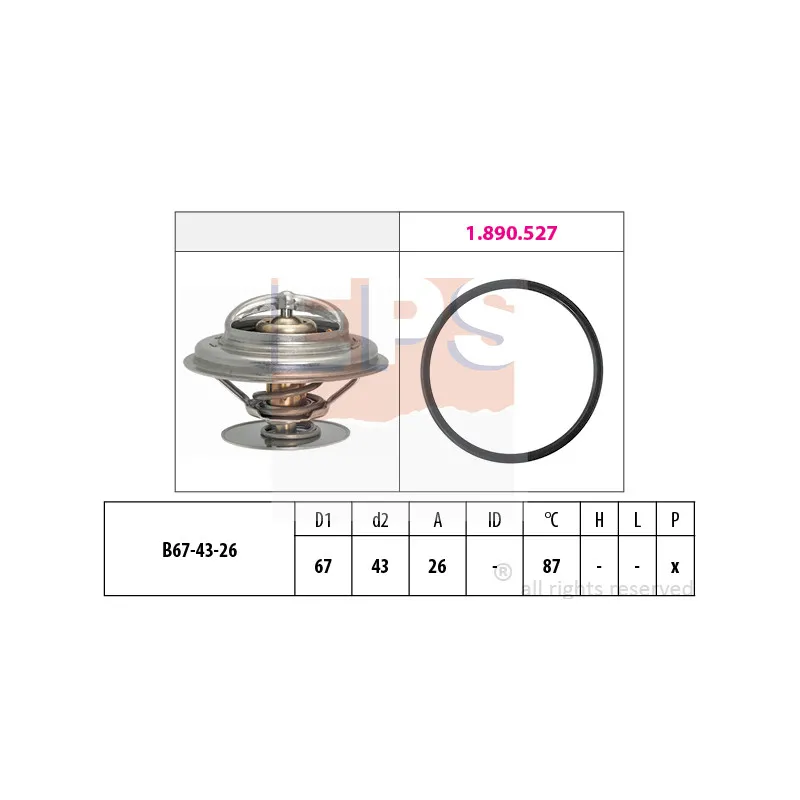 Thermostat d'eau EPS 1.880.385