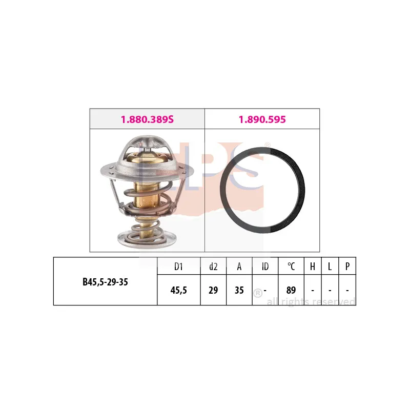 Thermostat d'eau EPS 1.880.389