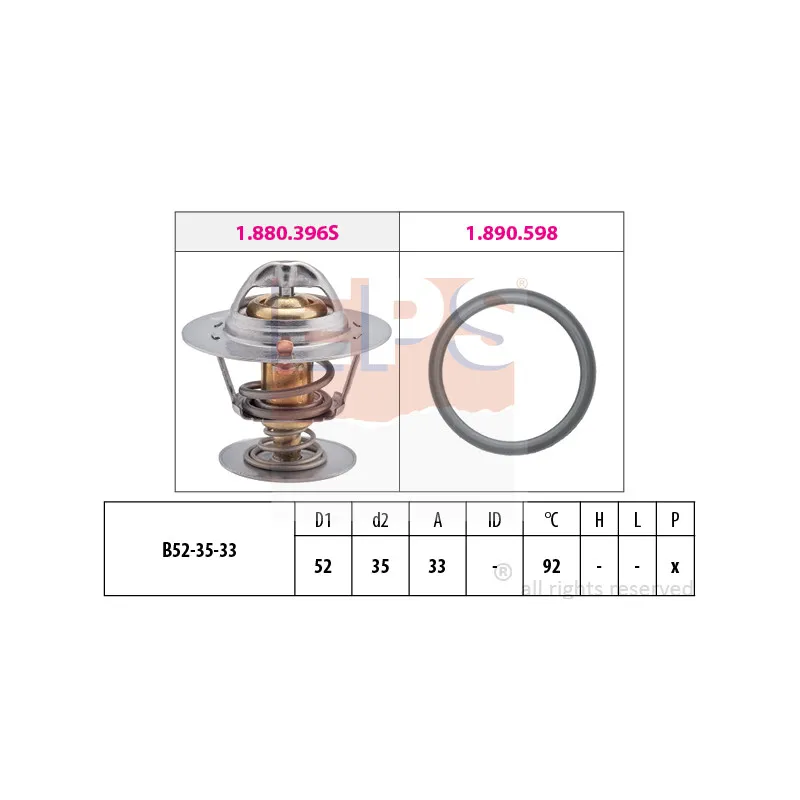 Thermostat d'eau EPS 1.880.396