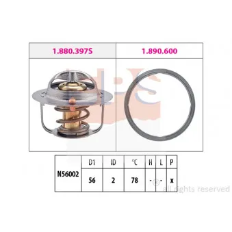 Thermostat d'eau EPS 1.880.397