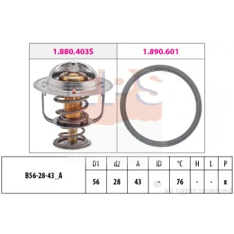 Thermostat d'eau EPS 1.880.403