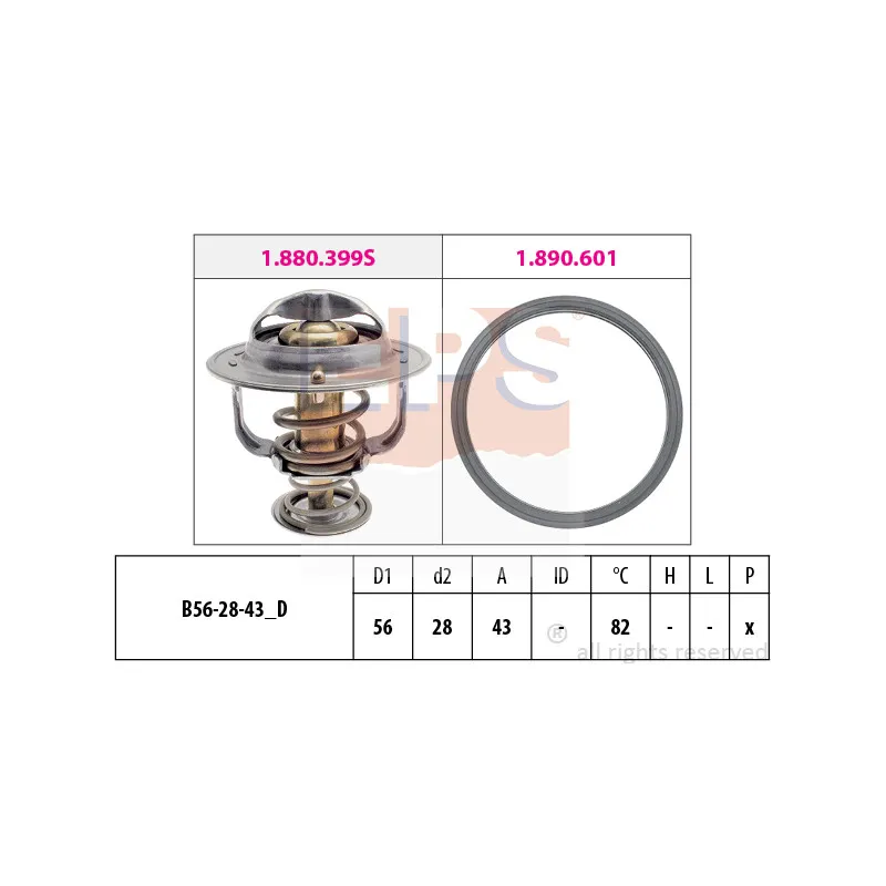 Thermostat d'eau EPS 1.880.404