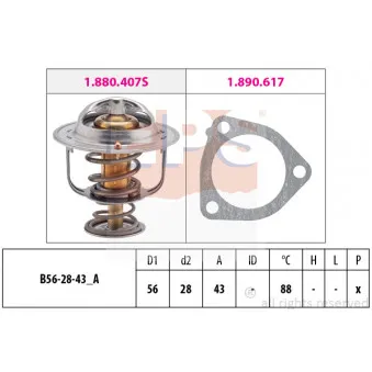 Thermostat d'eau EPS 1.880.407