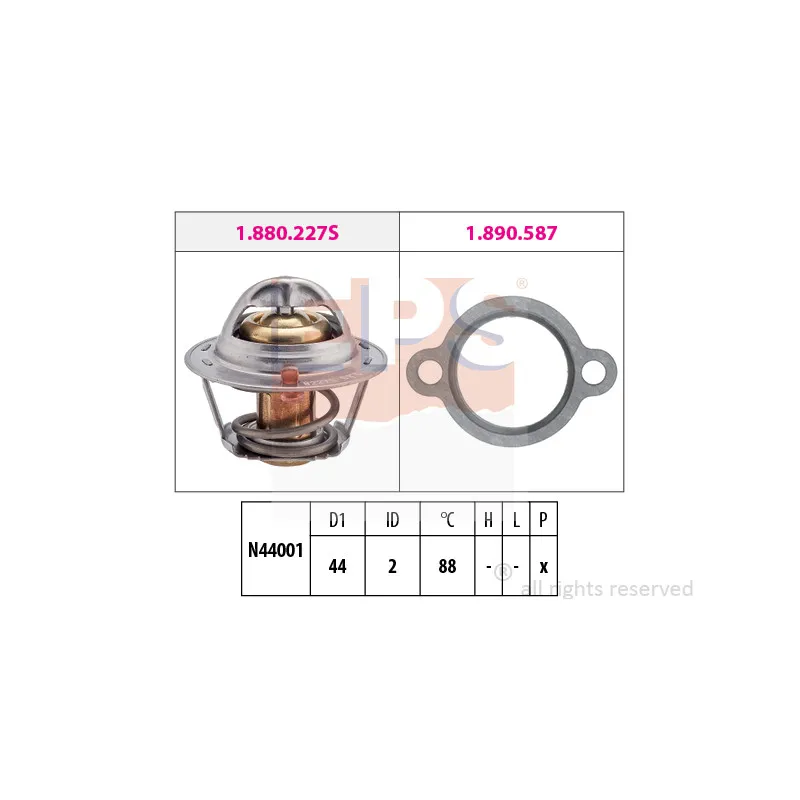 Thermostat d'eau EPS 1.880.409