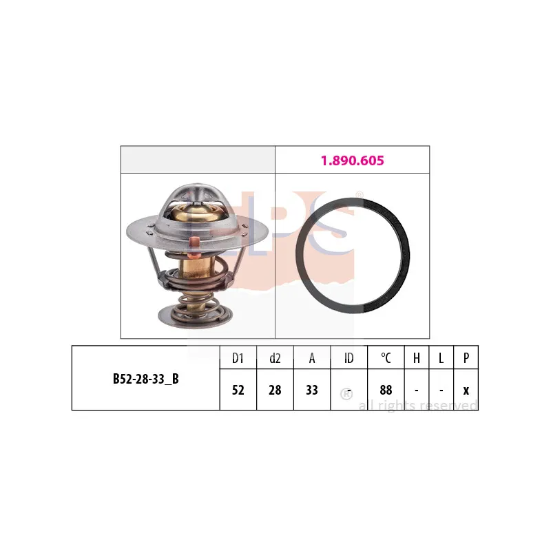 Thermostat d'eau EPS 1.880.412