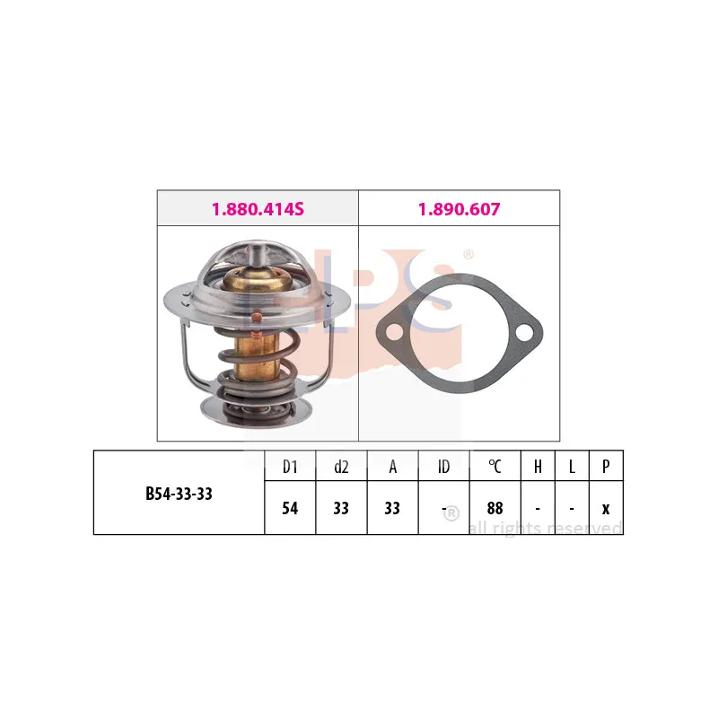 Thermostat d'eau EPS 1.880.414
