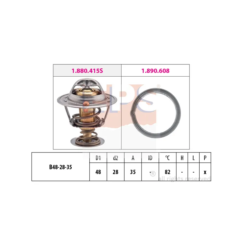 Thermostat d'eau EPS 1.880.415
