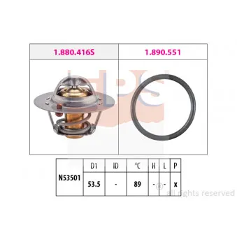 Thermostat d'eau EPS 1.880.416