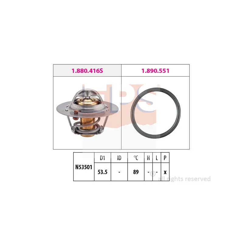 Thermostat d'eau EPS 1.880.416
