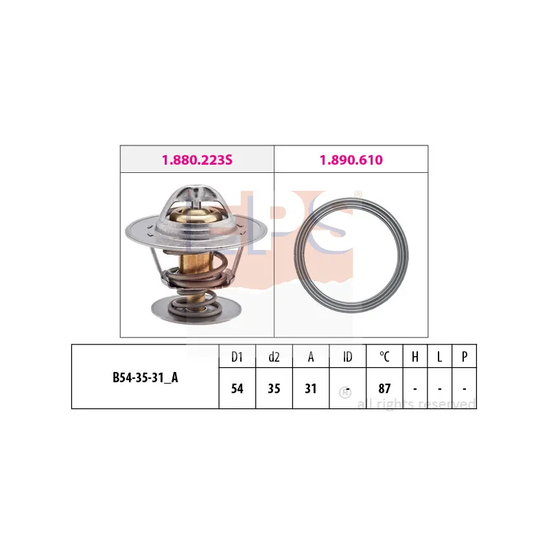Thermostat d'eau EPS 1.880.435