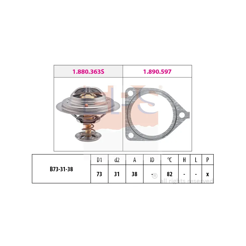 Thermostat d'eau EPS 1.880.441