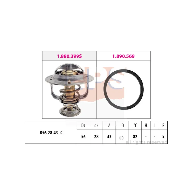 Thermostat d'eau EPS 1.880.444