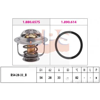 Thermostat d'eau EPS 1.880.449