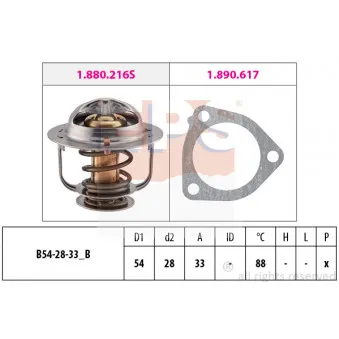Thermostat d'eau EPS 1.880.453