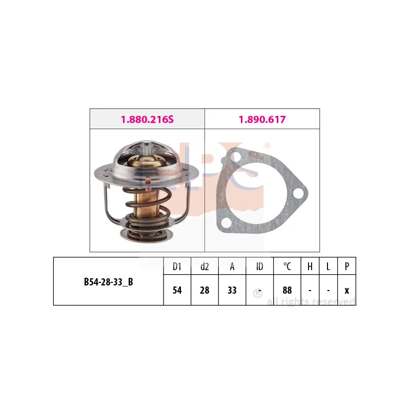 Thermostat d'eau EPS 1.880.453