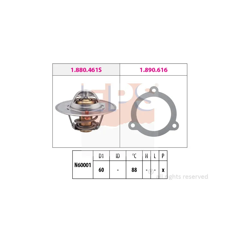 Thermostat d'eau EPS 1.880.461