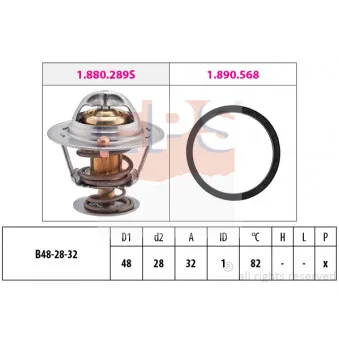 Thermostat d'eau EPS 1.880.466