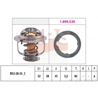 Thermostat d'eau EPS 1.880.493