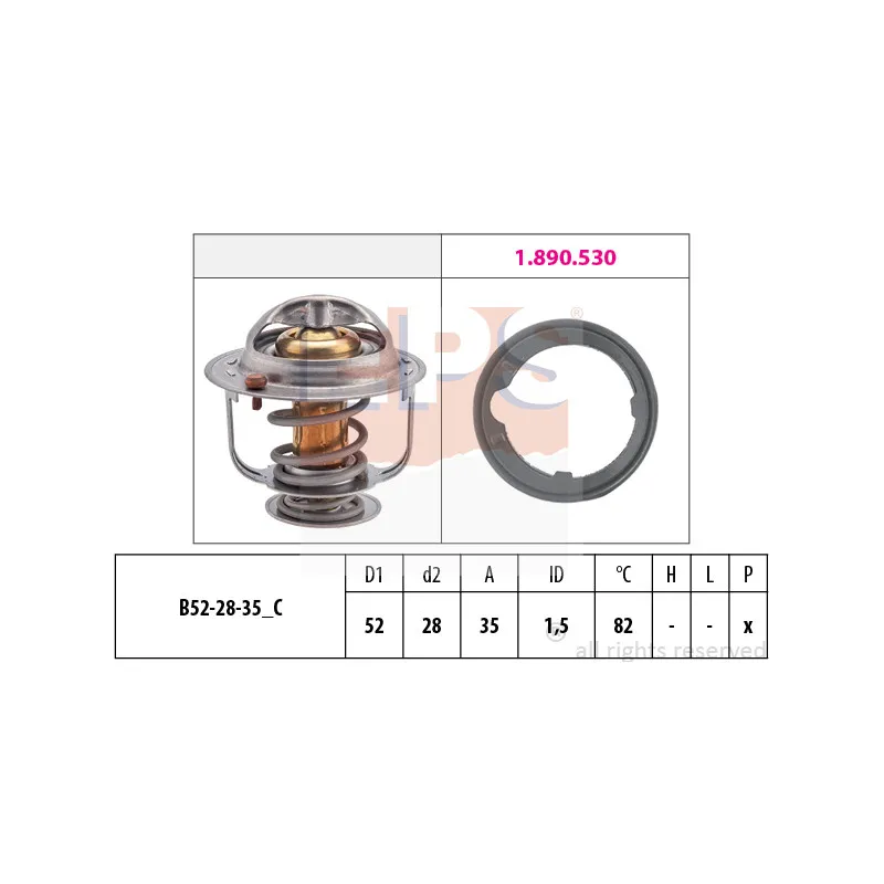 Thermostat d'eau EPS 1.880.493
