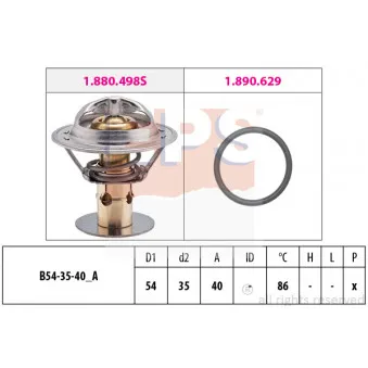 Thermostat d'eau EPS 1.880.498