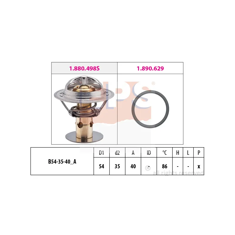 Thermostat d'eau EPS 1.880.498