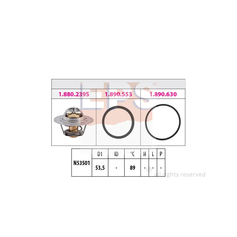 Thermostat d'eau EPS 1.880.499