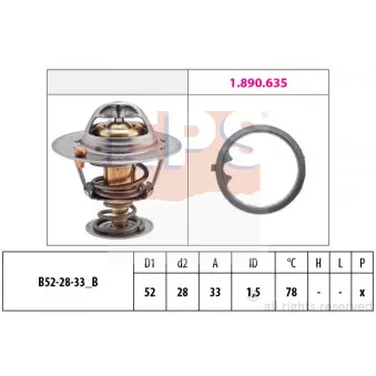 Thermostat d'eau EPS 1.880.503