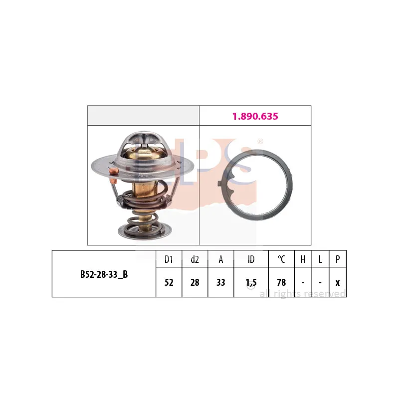Thermostat d'eau EPS 1.880.503