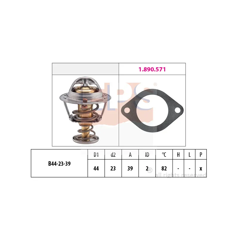 Thermostat d'eau EPS 1.880.519