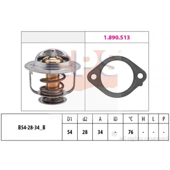 Thermostat d'eau EPS 1.880.521