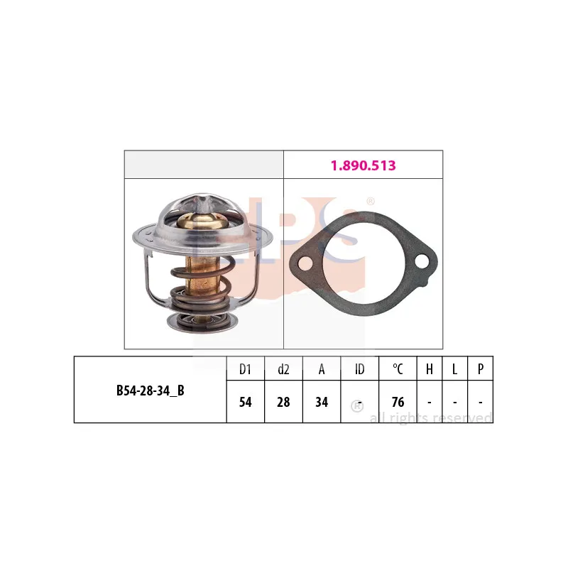 Thermostat d'eau EPS 1.880.521