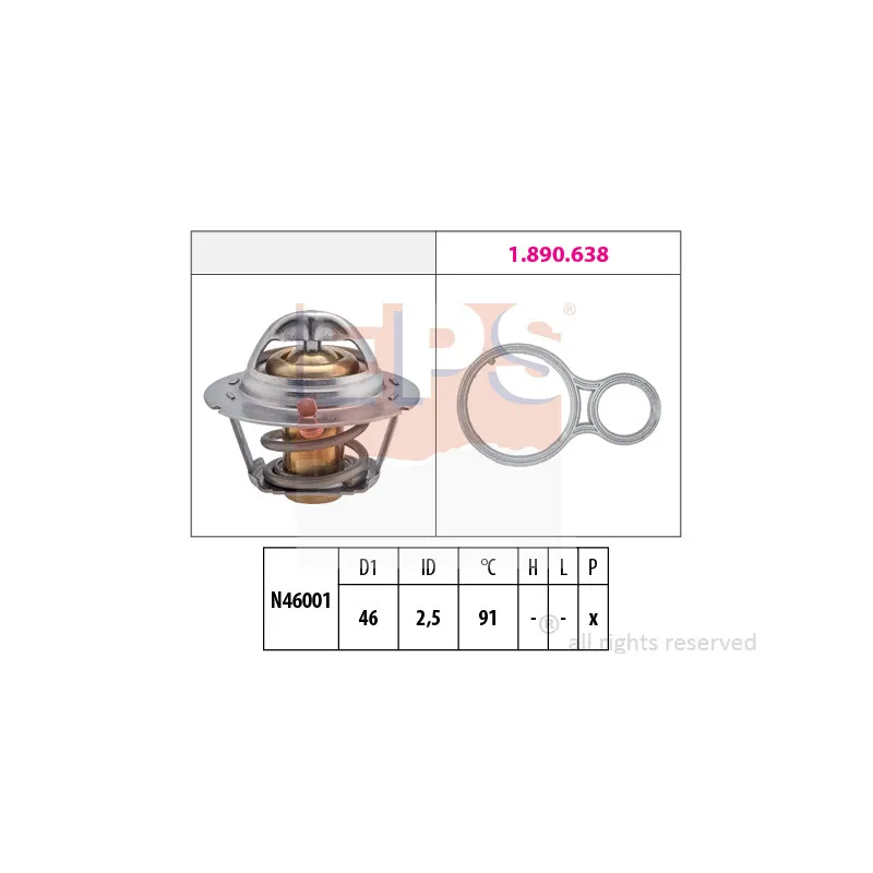 Thermostat d'eau EPS 1.880.524