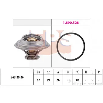 Thermostat d'eau EPS 1.880.526