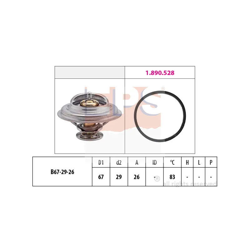 Thermostat d'eau EPS 1.880.526