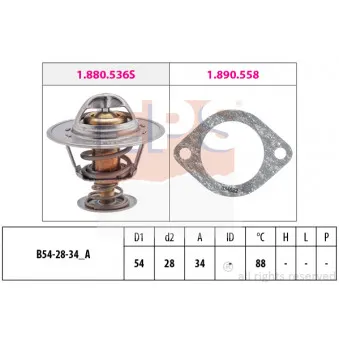 Thermostat d'eau EPS 1.880.536
