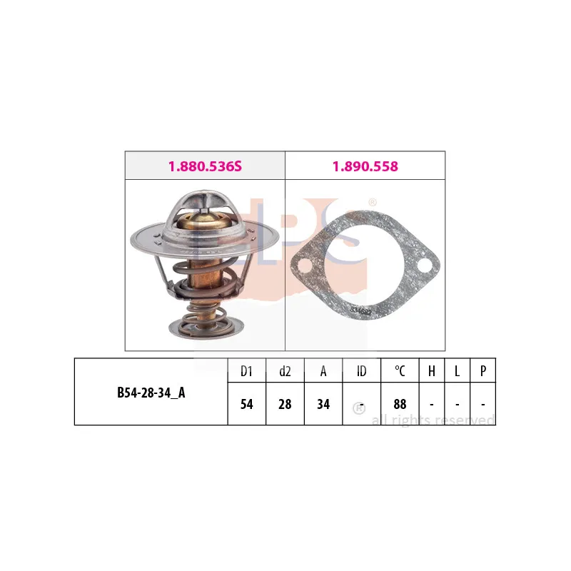 Thermostat d'eau EPS 1.880.536