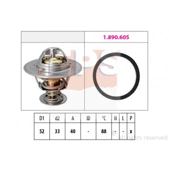 Thermostat d'eau EPS 1.880.537